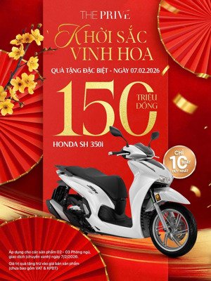 sở hữu căn hộ hạng sang the prive trong dịp tết 2026 nhận quà tặng 150 triệu+ rút thăm đến 50 triệu