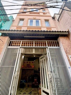 #quận6 phạm văn chí hẻm nhựa xe hơi nhà 4 tầng 4pn - nhỉnh 5 tỷ