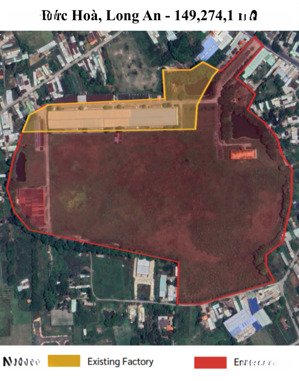 bán dự án đất/ nhà xưởng trọng điểm tại đức hoà long an - pháp lý hoàn chỉnh, tiềm năng dài hạn