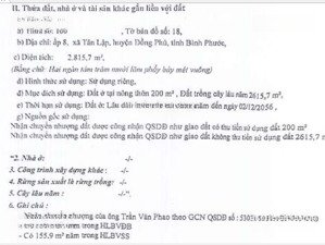 bán đấu giá ts vib tại tân lập, bình phước (nay là đồng phú, đồng nai)