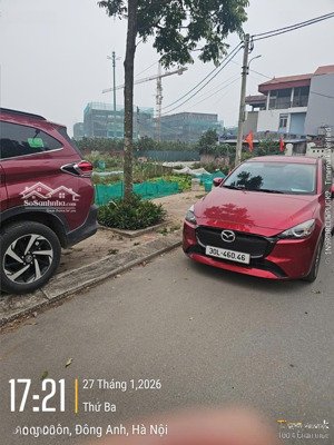 bán đất trung thôn, đông anh, 43.5m2, sát vin cổ loa, ngõ gần ô tô tránh