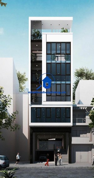 cho thuê toà nhà mặt đường lạch tray vị trí đẹp, dt 200m2, ngang 10m, nhà 7 tầng 1 hầm