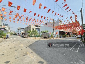 bán đất 2 mặt tiền, ngang 5m, kdc gần ngã tư chiêu liêu 1,5km, p.tân bình, tp.dĩ an