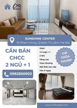 chính chủ cần bán gấp căn hộ 3n 113 m2 tại sunshine center