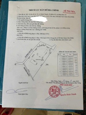 bán gấp đất sào 4181m2 tại xã minh thạnh, dầu tiếng, bình dương, giá ưu đãi 7 tỷ vnd