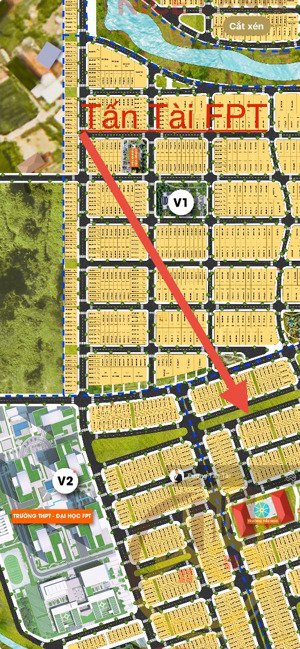 em tấn tài fpt - bán đất khu v3 fpt city đà nẵng view công viên sát trường fpt, đi bộ vài bước