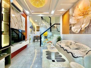 hẻm thông phan văn trị p.11 bình thạnh - 30m ra mặt tiền - 4 tầng btct 5pn mới đẹp - dt 36m