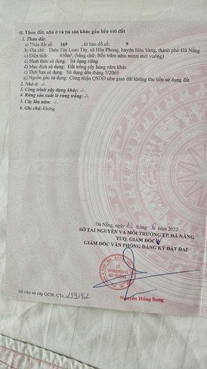 đất ven sông túy loan - hòa vang, giá còn mềm, coi được