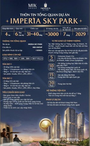 600-800 triệu vẫn mua được nhà nội đô hà nội, chung cư hạng sang imperia sky park cđt mik group