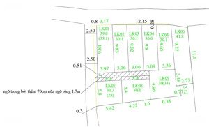 bán đất lô góc phú lương mảnh lk07, 4,3 tỷ, 30m2, hà đông, hà nội