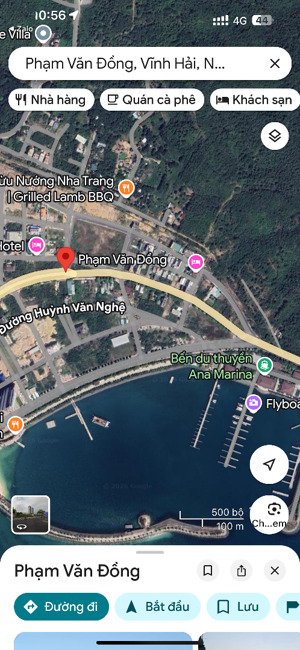 bán lô đất mặt tiền đường phạm văn đồng sát bến du thuyền nha trang giá siêu tốt