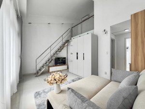 cho thuê chdv nằm ngay trung tâm q7, full nt, máy giặt riêng, thuận tiện di chuyển qua các quận