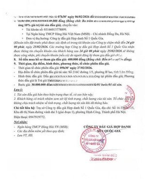 thông báo bán đgts lộc tân, bảo lâm, lâm đồng