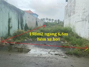 bán đất 198 m, ngang 6,6m, hiệp bình phước, thủ đức, hcm