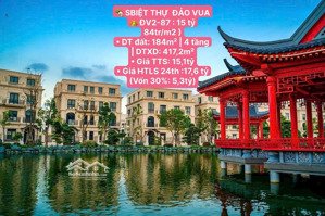đv2-87 184m= 15tỷ =84triệu/m (đảo vua-vũ yên)