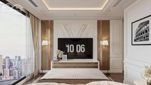 Căn 2PN The Parkland 57,41m Tầng 19 cao thoáng, logia hướng Bắc mát quanh năm, ở sướng khỏi bàn