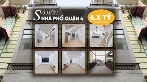 siêu phẩm 4 tầng 50m2 đoàn văn bơ q4 giá nhỉnh 6 tỷ