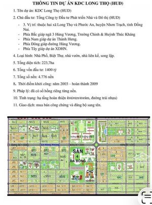 chính chủ cần bán đất nền dự án hud - xdhn giá đầu tư