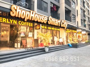 vốn 3 tỷ - lãi 85 triệu/tháng - shophouse khối đế tại vinhomes smart city - sổ đỏ lâu dài