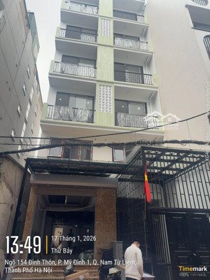 bán tòa 8 tầng ccmn phố đình thôn, dt 85m2. thiết kế 23 phòng, ô tô, thang máy giá 24 tỷ