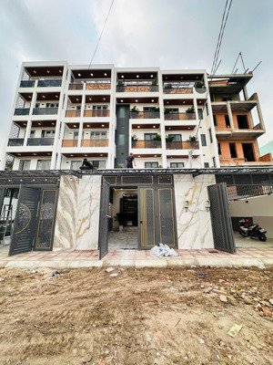 nhà phố 5m x 18m 5 tầng full nội thất hẻm nhựa 8m có vỉa hè cách đường thạnh lộc 37 chỉ 20m