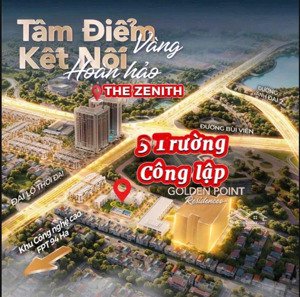 chỉ 2,2 tỷ sở hữu ngay căn hộ 2pn 2vs the zenith vị trí vàng mặt đường bùi viện 8 làn xe