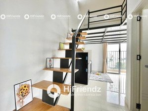 chung cư mini trống căn hộ gác ban công | full nội thất | thang máy - hầm xe - bảo vệ