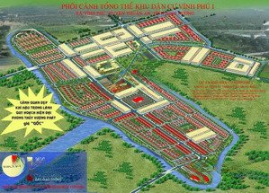 cần bán gấp đất vĩnh phú i, đường 32m, 285m2, 12.5 tỷ, tl