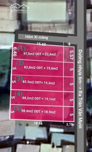 bán đất shr phan văn hớn vào 100m giá 4ty5