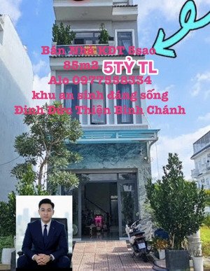 5tỷ bán nhà kdt 5 sao mt đinh đức thiện giáp bình chánh 85m2 3.5 tấm hoàn công đường số3
