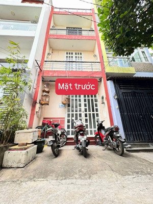 bán nhà quang trung gò vấp, 2 mặt hẻm ô tô, dt 60m2, nhà 4 tầng, 5pn, giá 7.45 tỷ p12 hiếm!!!