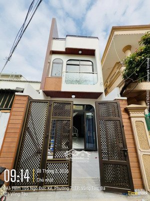 bán nhà đẹp 3tầng hẻm ôtô ngô đức kế p.7 vũng tàu. vị trí đẹp vào gần. gia chủ xây tâm huyết