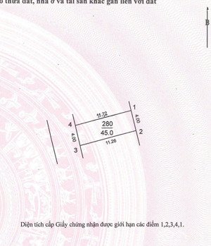 chưa đến 4 tỷ có ngay 45m2 đất hải bối - sổ hoa hậu- ô tô vào tận đất