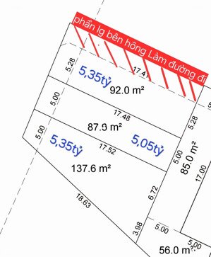 3 lô góc 2 mt tân hiệp 18. xã tân hiệp. hóc môn. cách lê lợi 200m. giá chỉ 5,35 tỷ