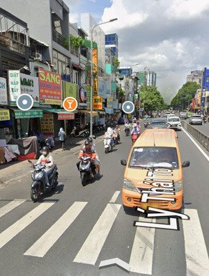 bán nhà mặt tiền đường lý thái tổ p1 q3 dt: 2.5m(3m) x 9.5m 2 lầu giá 5 tỷ 5 đang cho thuê 18 triệu