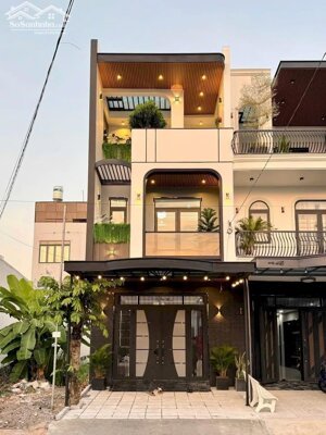 Nhà 1 trệt 2 lầu xây mới đường D14 Khu Dân Cư Hồng Loan 6A