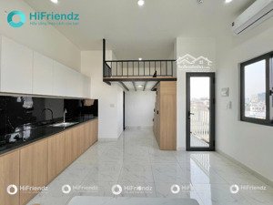 duplex mới xây 100% - đầy đủ nội thất, tiện nghi, ban công lớn - tone màu trắng sang trọng