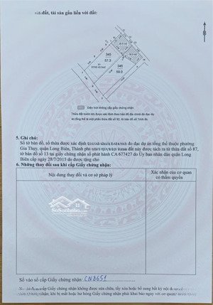 bán nhà riêng tại ngõ 667, đường nguyễn văn cừ, gia thụy, long biên, hà nội, 57.3m2, 170 triệu / m2