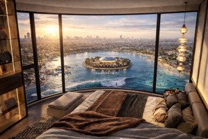 chính chủ bán căn 4pn 130.4m2 - kính cong panorama ôm tròm hồ tạo sóng hot nhất grandcoast giá cđt