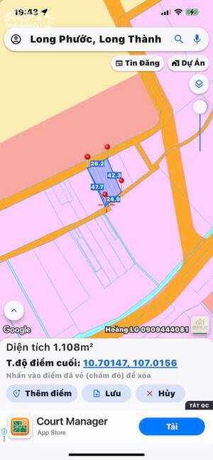 BÁN SỈ 10 NỀN ĐẤT – XÃ LONG PHƯỚC, SÁT SÂN BAY QUỐC TẾ LONG THÀNH