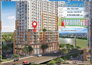 sẵn căn spana tower, 1br+, diện tích khủng đi kèm với diện tích sân vườn thoáng mát giá chỉ 3,7 tỷ