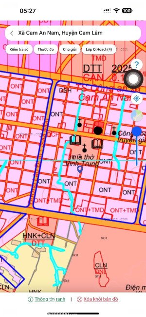 cam an nam - 488 m2 - full thổ - 10.5 x 46m - giá chỉ 230 triệu m ngang