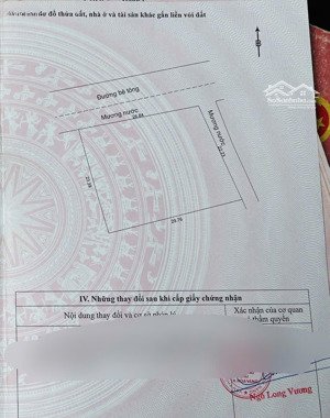 đất trồng cây hằng năm 1350m2, đường bê tông 6m ô tô thông khương mỹ