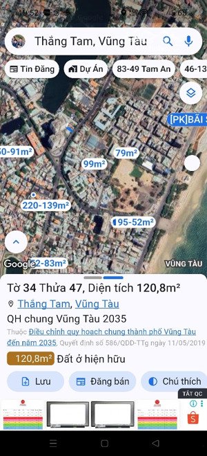 nhà cấp bốn mặt tiền đường võ thị sáu, phường thắng tam tp vũng tàu, nay thuộc tp hcm