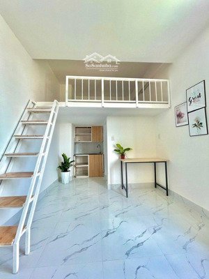 căn hộ dv gần iuh nguyễn văn dung có gác lửng cửa sổ sáng thoáng thang máy tận cửa