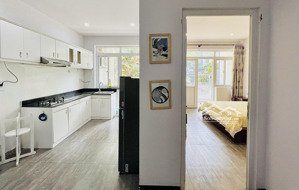 căn hộ 1pn, ban công thoáng, rộng hơn 45m2 nằm ngay phan đăng lưu, giáp bình thạnh, q3, q1, gò vấp