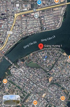 bán 415.9m2 đất đường giáng hương 1, hoà xuân, đà nẵng view sông mát mẻ,vị trí đẹp.lh my 