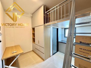 cho thuê căn hộ gác lửng xô viết nghệ tĩnh, bình thạnh có bảo vệ, hầm xe, thang máy