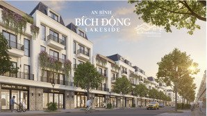 bán liền kề bích động lakeside, 102m2, mt 6m, trục đường 22m, giá 65 triệu/m2