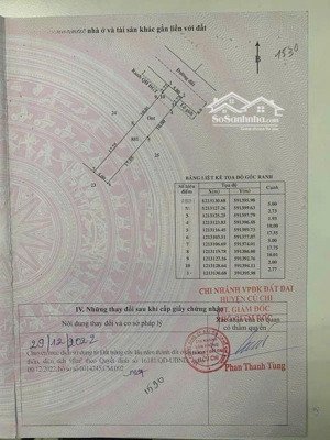 cc bán đất, 161.7m2, sổ đỏ, giá chỉ 2,5 tỷ có thương lượng xã tân thạch đông củ chi